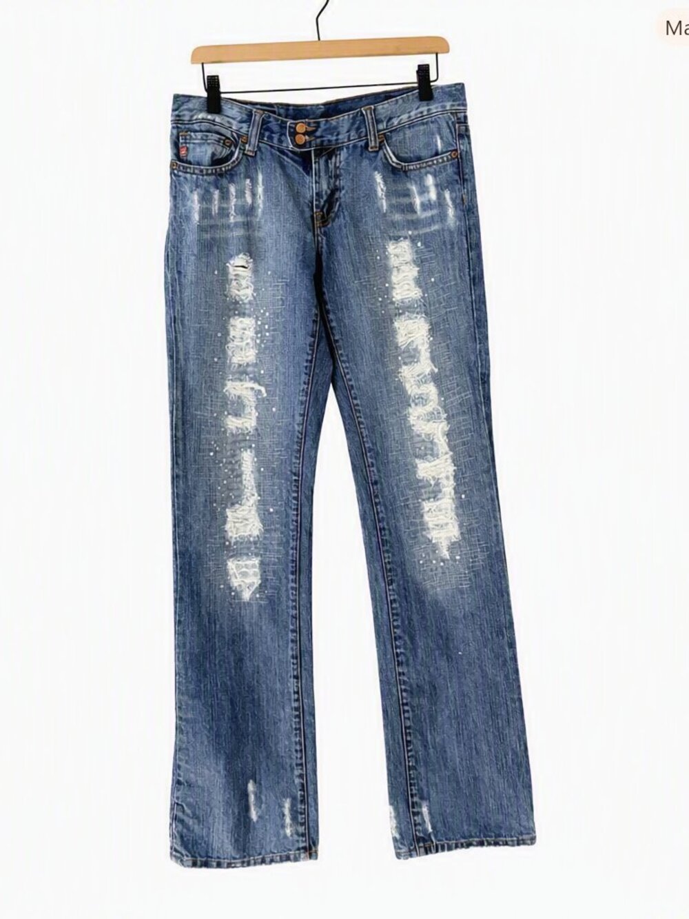 7 for All Mankind Flare Jeans Size 30" x 32" Vintage